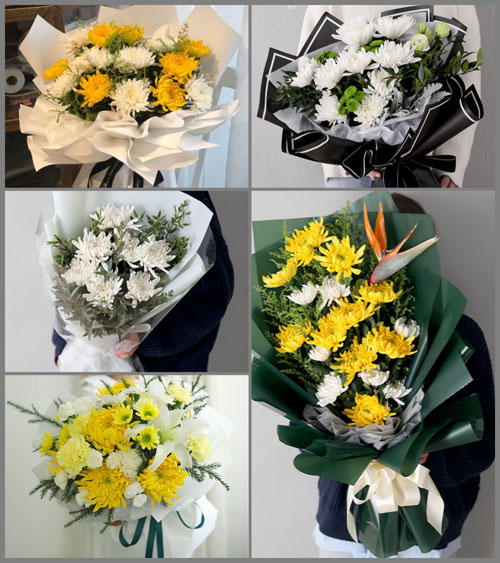 安徽六安市霍邱县扈胡镇桃花村白事花束代送